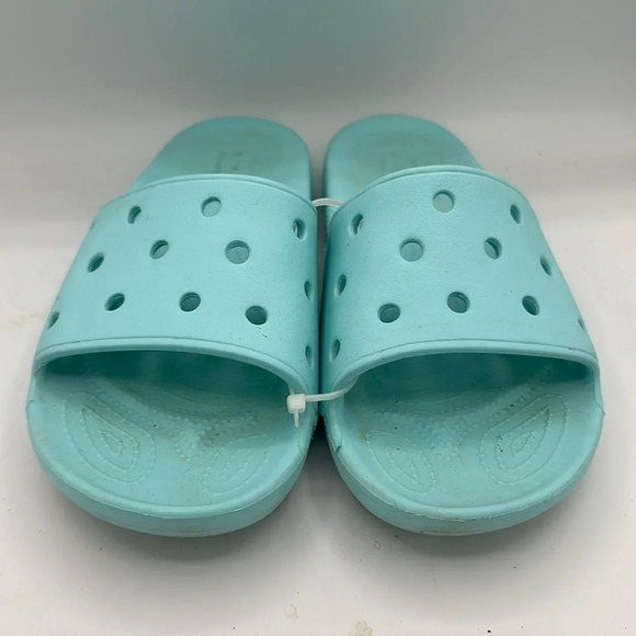 Crocs Classic Non-Slip Wear-Resistant Sports Slippers Unisex Blue - Picture 1 of 4